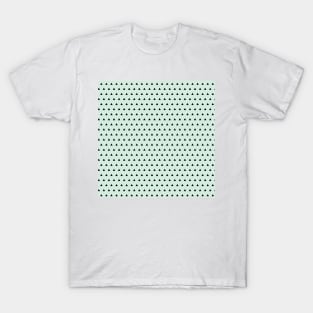 Black triangel in mint blue background T-Shirt